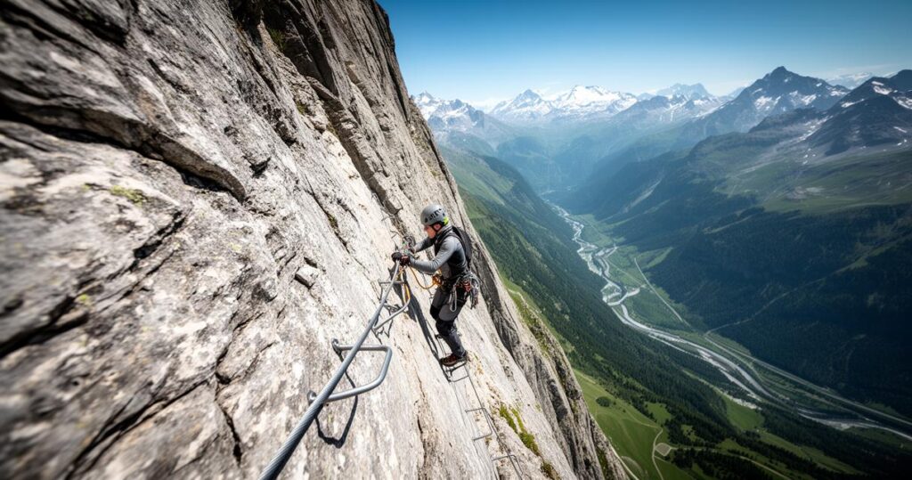 Desafía las vías ferratas más difíciles de Francia con tu familia aventurera en los Alpes